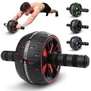 SHAMMA  SHOP SPORTS EQUIPMENT Silent Abdominal Wheel Roller AB Muscle Trainer Gym Home Exercise Body Muscle Building Fitness Equipment