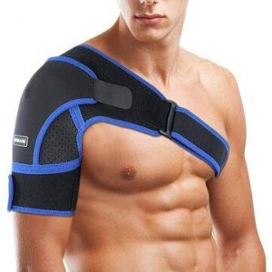Neoprene Adjustable Shoulder Support Brace Upper Arm Belt Wrap Sports Care Single Shoulder Guard Strap